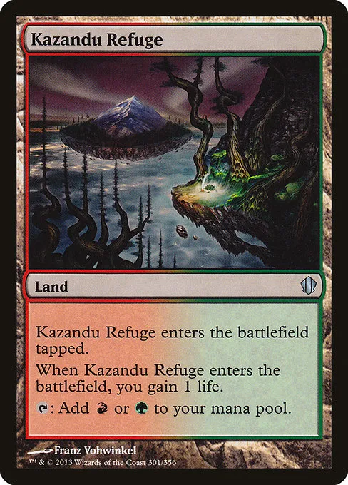 Kazandu Refuge · Commander 2013 301/356