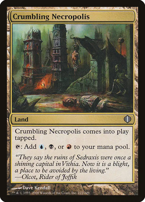 Crumbling Necropolis · Shards of Alara 222/250