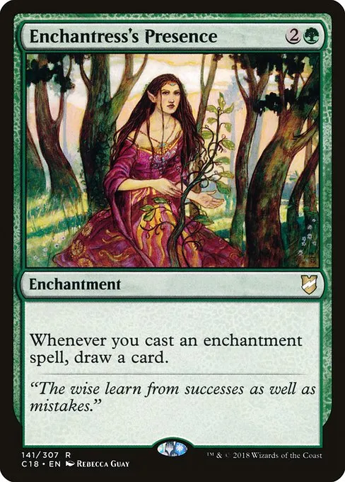 Enchantress's Presence · Commander 2018 141/307