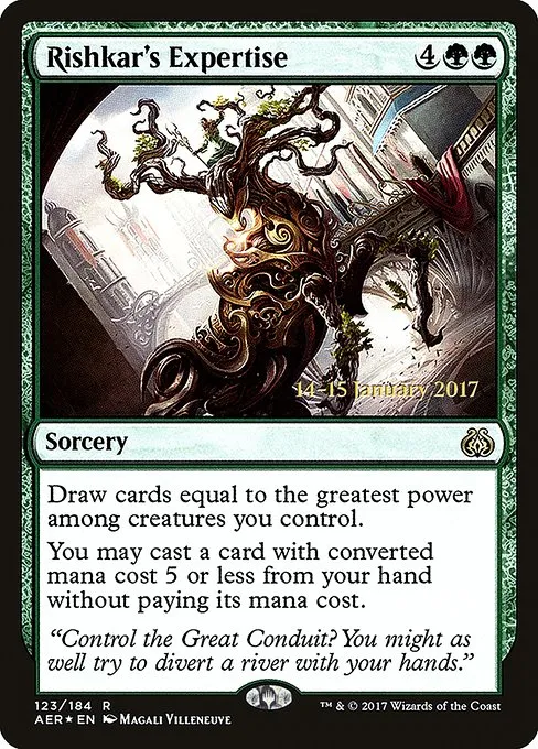 Rishkar's Expertise · Aether Revolt Promos 123s/65