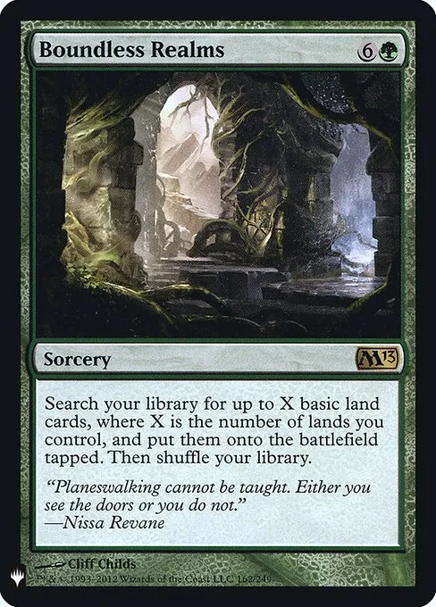 Boundless Realms · The List M13-162/5050