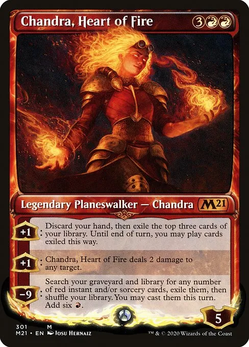 Chandra, Heart of Fire · Core Set 2021 301/397
