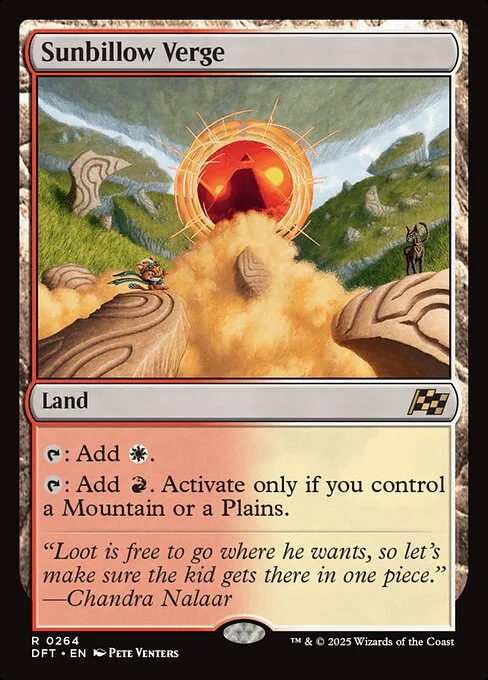 Sunbillow Verge · Aetherdrift 264/553