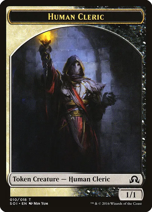 Human Cleric · Shadows over Innistrad Tokens 10/20