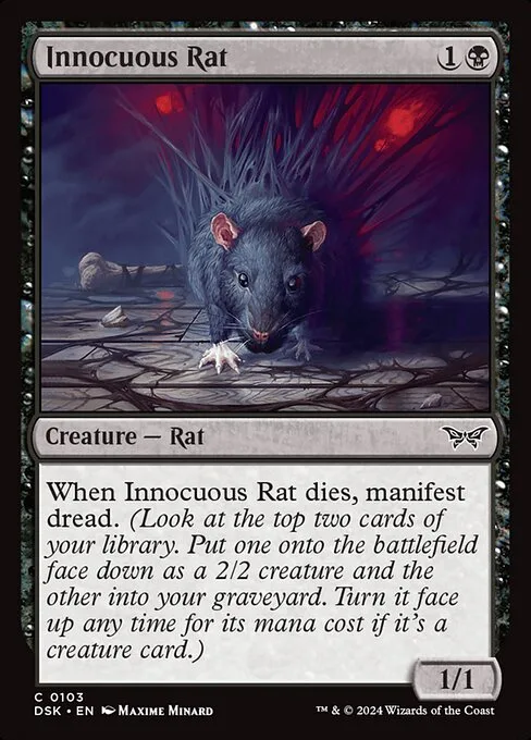 Innocuous Rat · Duskmourn: House of Horror 103/419