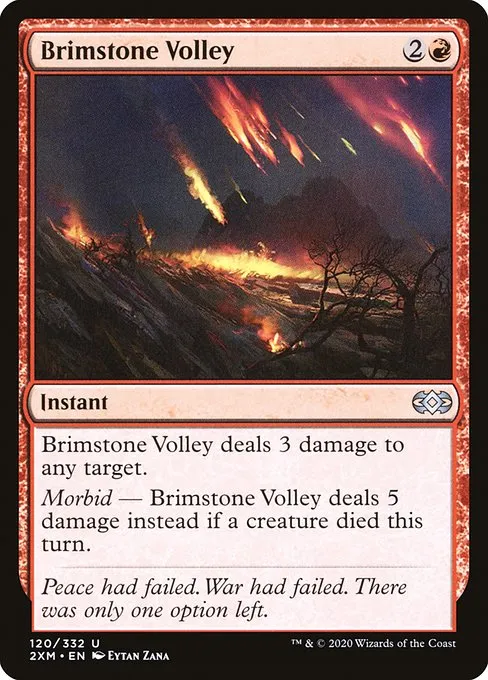 Brimstone Volley · Double Masters 120/384