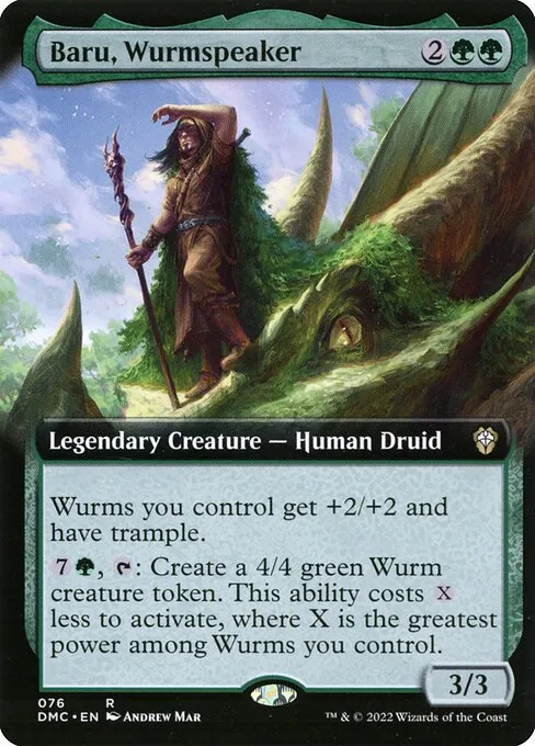 Baru, Wurmspeaker · Dominaria United Commander 76/240