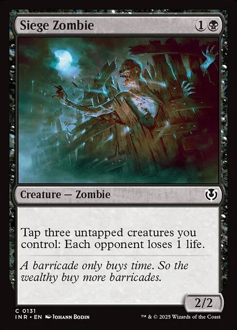 Siege Zombie · Innistrad Remastered 131/495