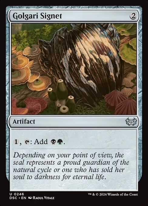 Golgari Signet · Duskmourn: House of Horror Commander 246/373