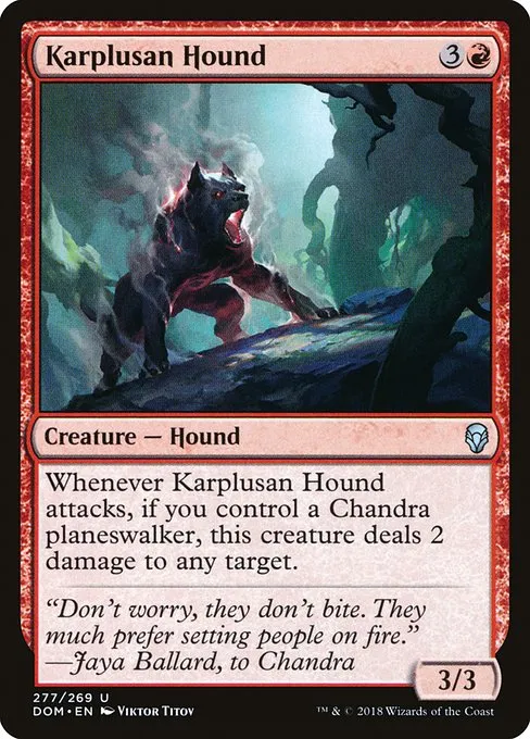 Karplusan Hound · Dominaria 277/280