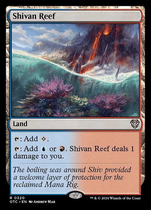 Shivan Reef · Outlaws of Thunder Junction Commander 320/342