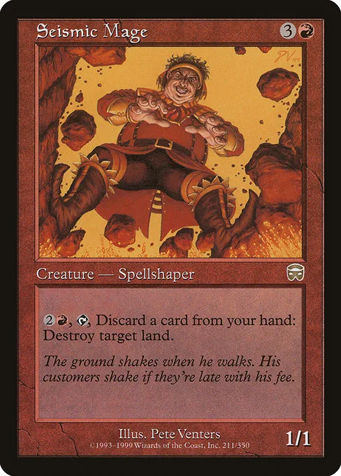 Seismic Mage · Mercadian Masques 211/350