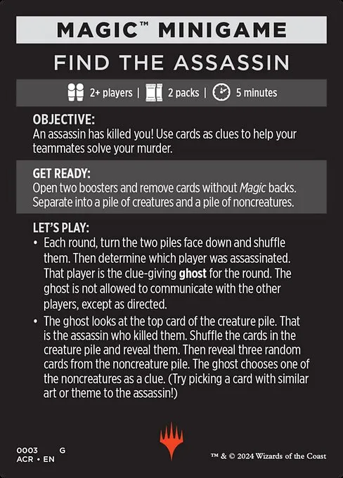 Find the Assassin // Find the Assassin (cont'd) · Assassin's Creed Minigames 3/3