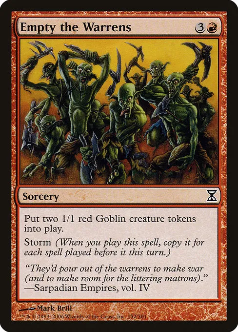 Empty the Warrens · Time Spiral 152/301