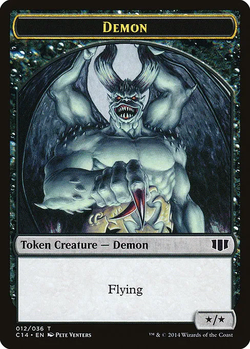 Demon · Commander 2014 Tokens 12/36