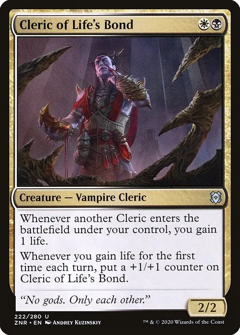 Cleric of Life's Bond · Zendikar Rising 222/407