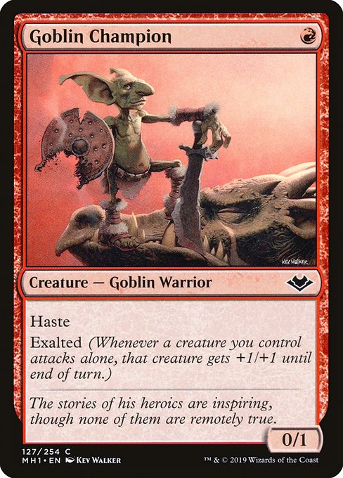 Goblin Champion · Modern Horizons 127/255