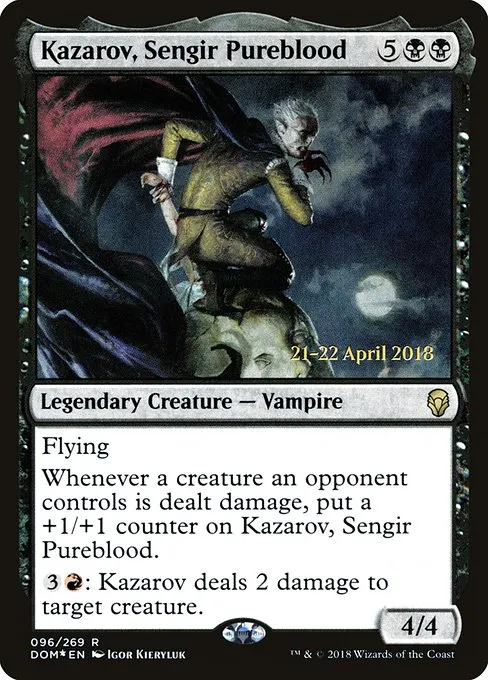 Kazarov, Sengir Pureblood · Dominaria Promos 96s/118