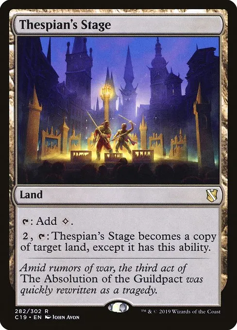Thespian's Stage · Commander 2019 282/302