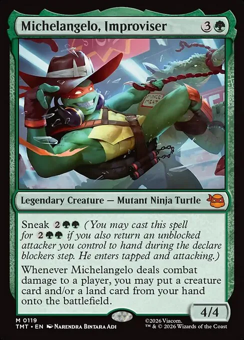 Michelangelo, Improviser · Teenage Mutant Ninja Turtles 119/320