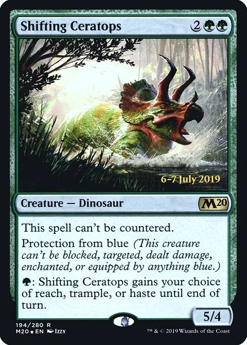 Shifting Ceratops · Core Set 2020 Promos 194s/144