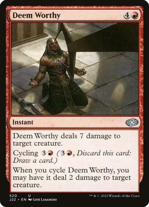 Deem Worthy · Jumpstart 2022 520/835