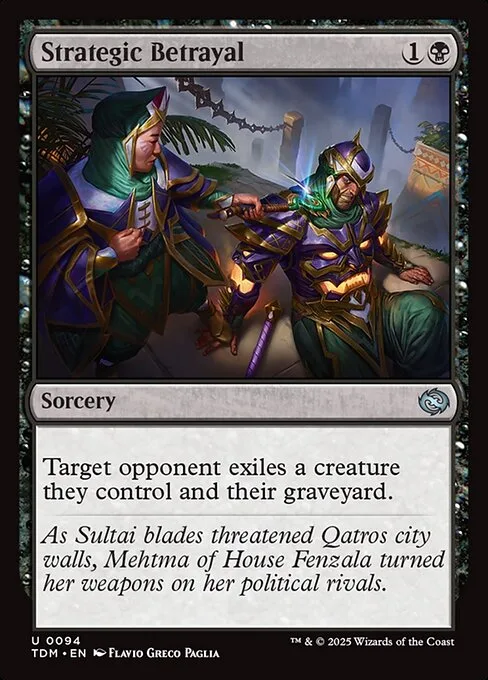 Strategic Betrayal · Tarkir: Dragonstorm 94/427