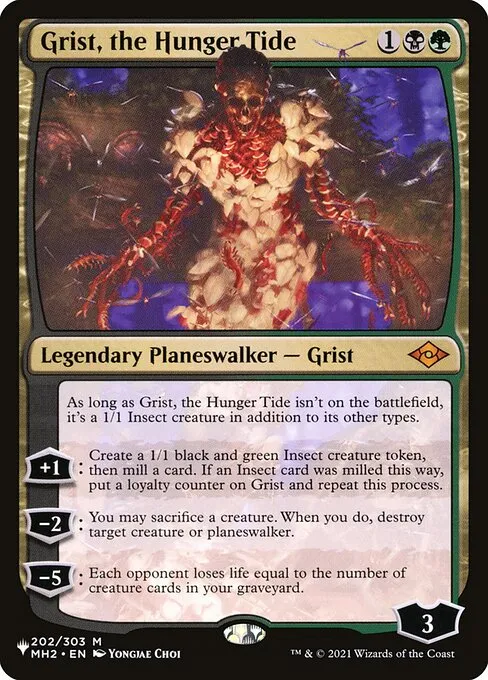 Grist, the Hunger Tide · The List MH2-202/5050