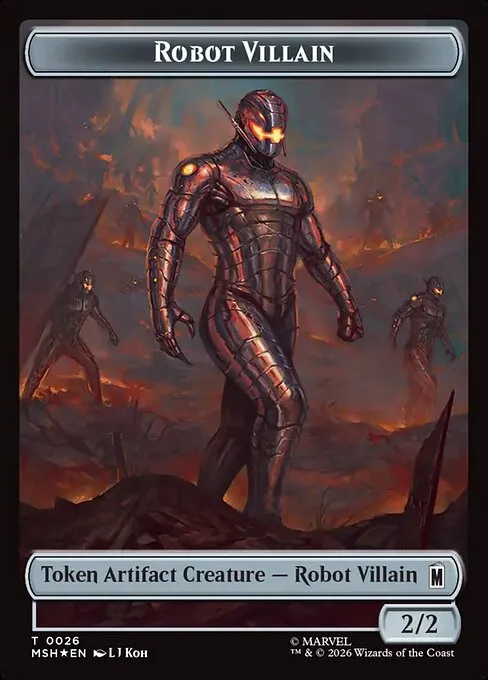 Robot Villain · Marvel Super Heroes Tokens 26