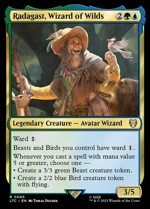 Radagast, Wizard of Wilds · Tales of Middle-earth Commander 66/591