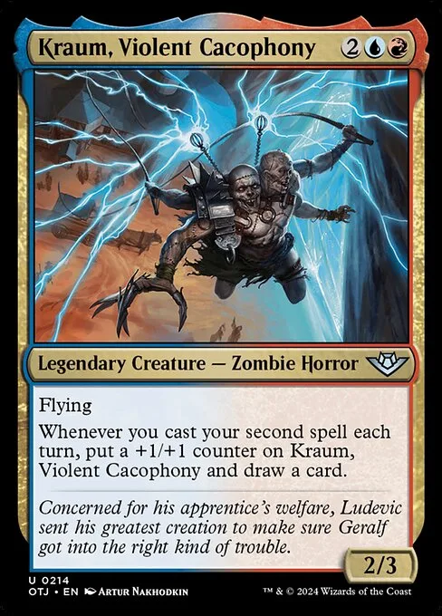Kraum, Violent Cacophony · Outlaws of Thunder Junction 214/374