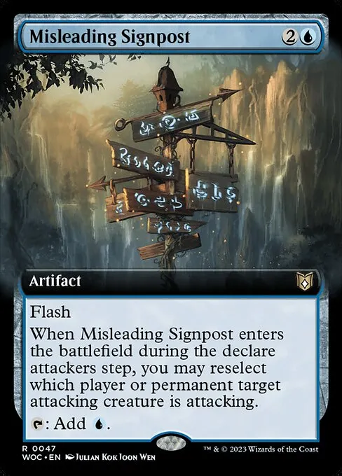 Misleading Signpost · Wilds of Eldraine Commander 47/173
