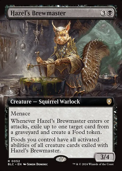 Hazel's Brewmaster · Bloomburrow Commander 52/356