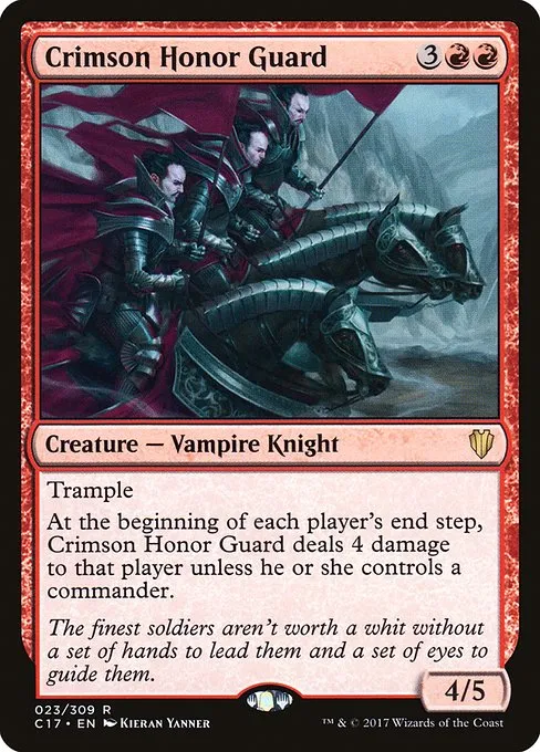 Crimson Honor Guard · Commander 2017 23/309