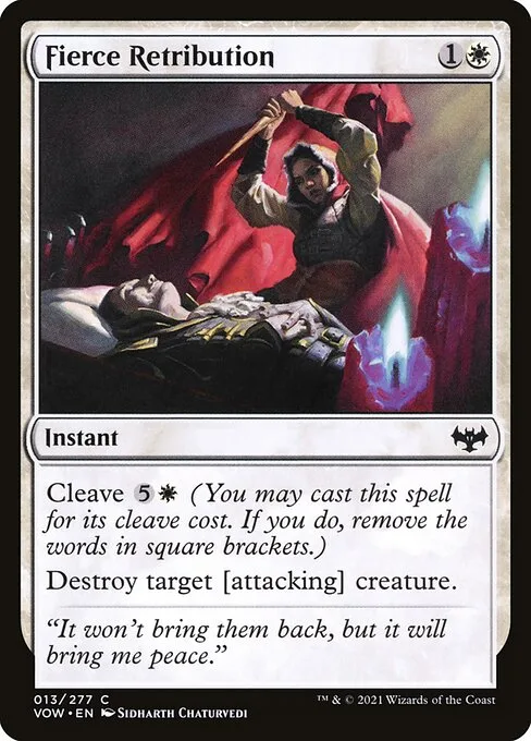 Fierce Retribution · Innistrad: Crimson Vow 13/423