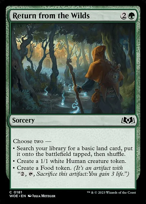 Return from the Wilds · Wilds of Eldraine 181/381
