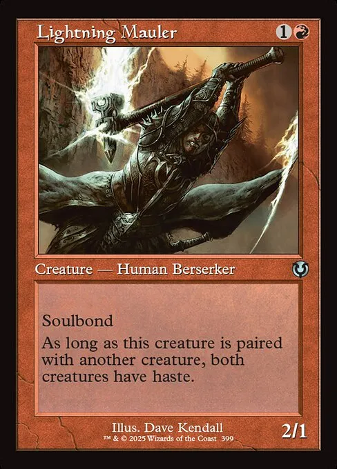 Lightning Mauler · Innistrad Remastered 399/495