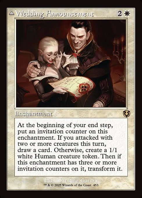 Wedding Announcement // Wedding Festivity · Innistrad Remastered 453/495