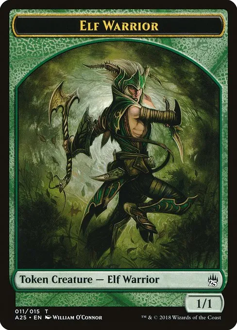 Elf Warrior · Masters 25 Tokens 11/16