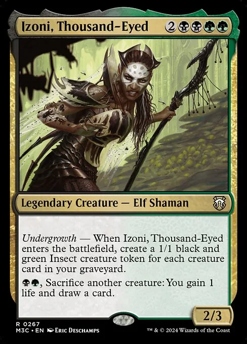 Izoni, Thousand-Eyed · Modern Horizons 3 Commander 267/398