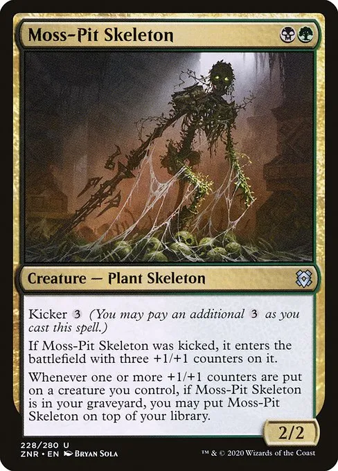 Moss-Pit Skeleton · Zendikar Rising 228/407