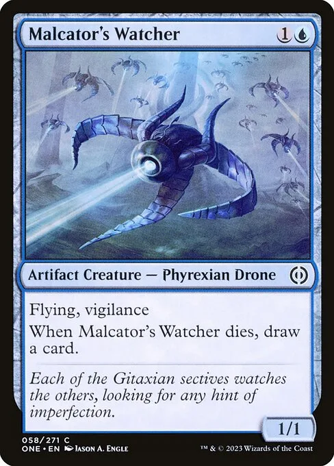 Malcator's Watcher · Phyrexia: All Will Be One 58/479