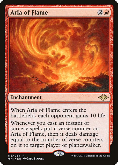 Aria of Flame · Modern Horizons 118/255