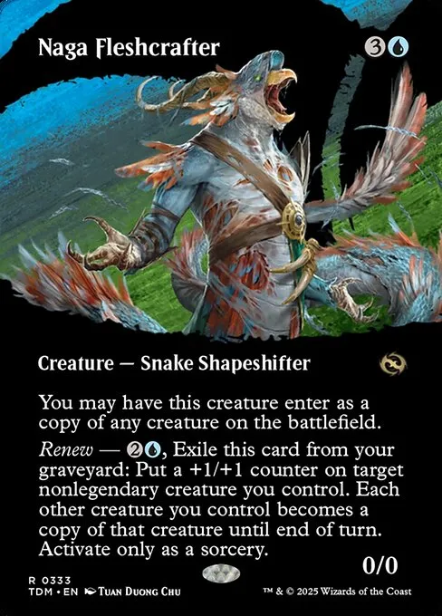 Naga Fleshcrafter · Tarkir: Dragonstorm 333/427