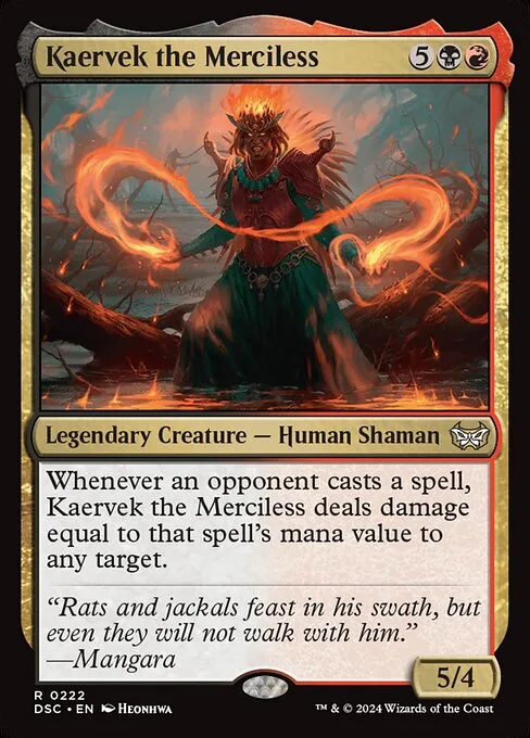 Kaervek the Merciless · Duskmourn: House of Horror Commander 222/373