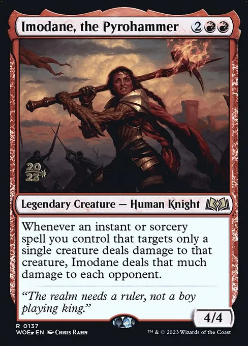 Imodane, the Pyrohammer · Wilds of Eldraine Promos 137s/160