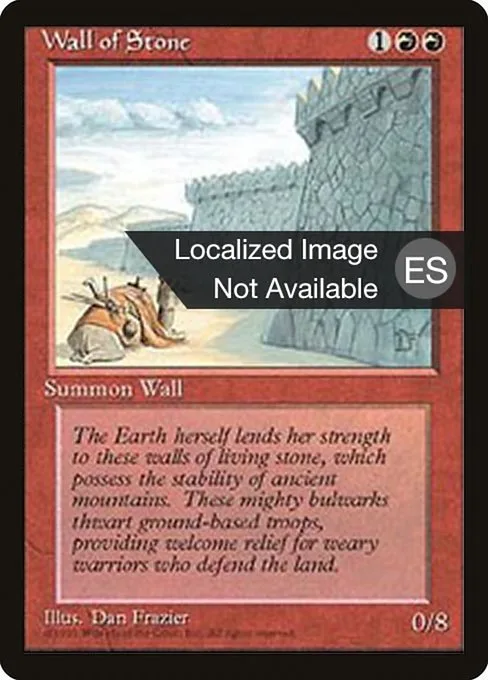 Wall of Stone · Fourth Edition Foreign Black Border 231/378