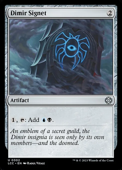 Dimir Signet · The Lost Caverns of Ixalan Commander 302/370