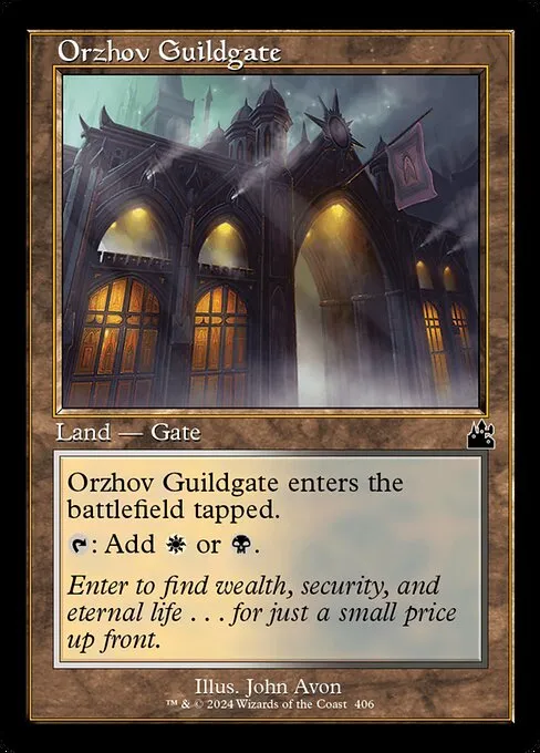 Orzhov Guildgate · Ravnica Remastered 406/531