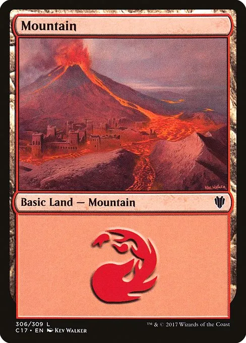 Mountain · Commander 2017 306/309